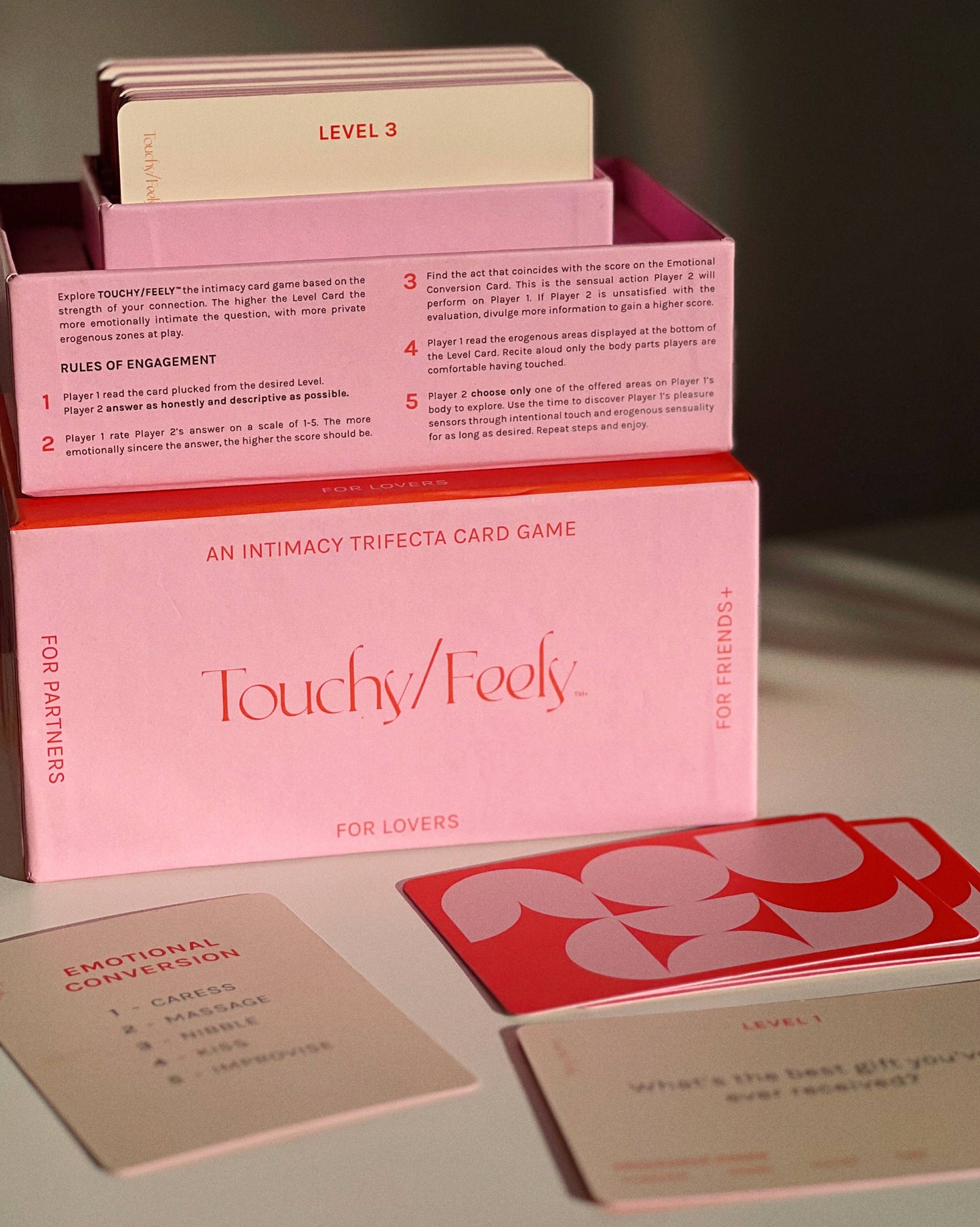 TOUCHY/FEELY™ intimacy card game