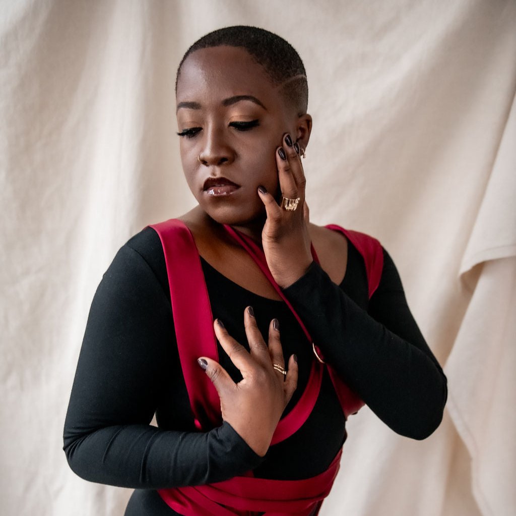 Silk Bondage Body Scarf Ruby Wine_Photo by Logan Roquemore