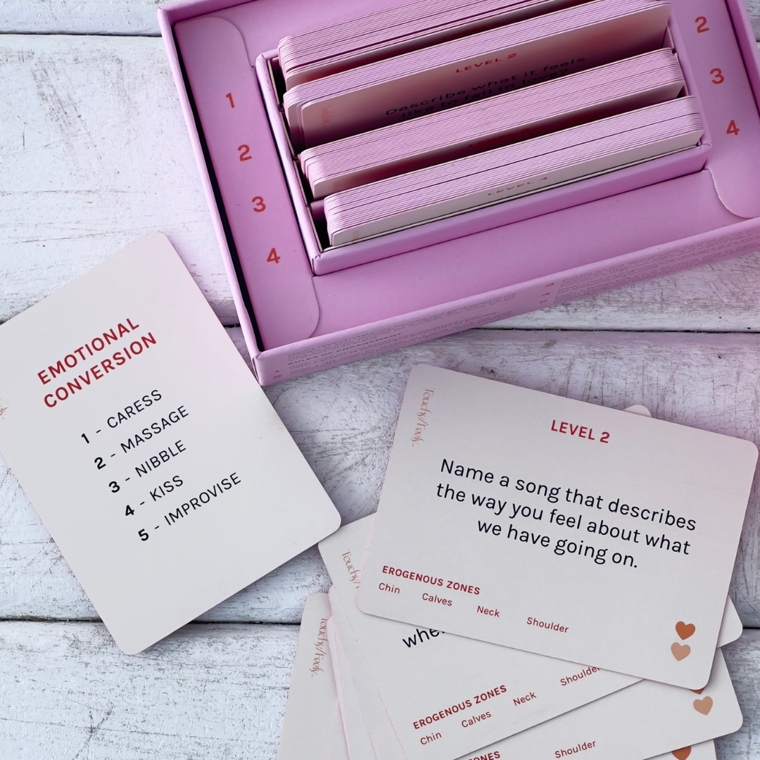 TOUCHY/FEELY™ intimacy card game