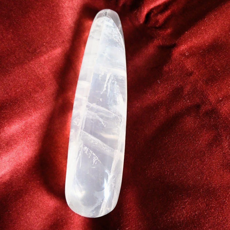 Natural Moonstone Pleasure Wand - OH WHAT BEAUTY