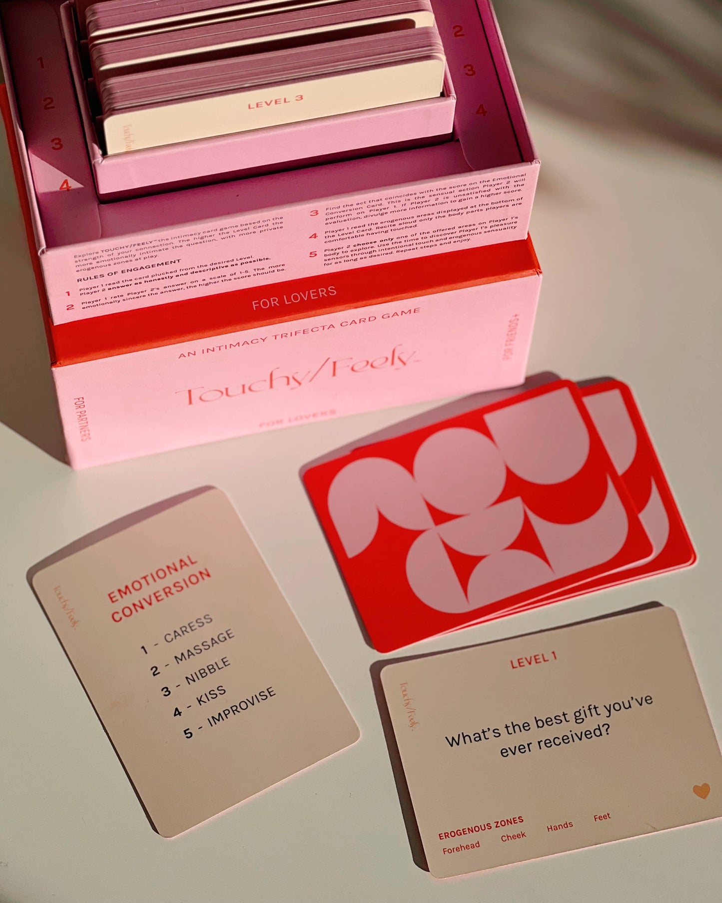 TOUCHY/FEELY™ intimacy card game