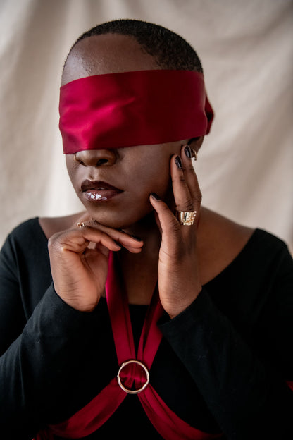 Silk Restraints Set (Body Scarf + Blindfold + Wrist Ties)
