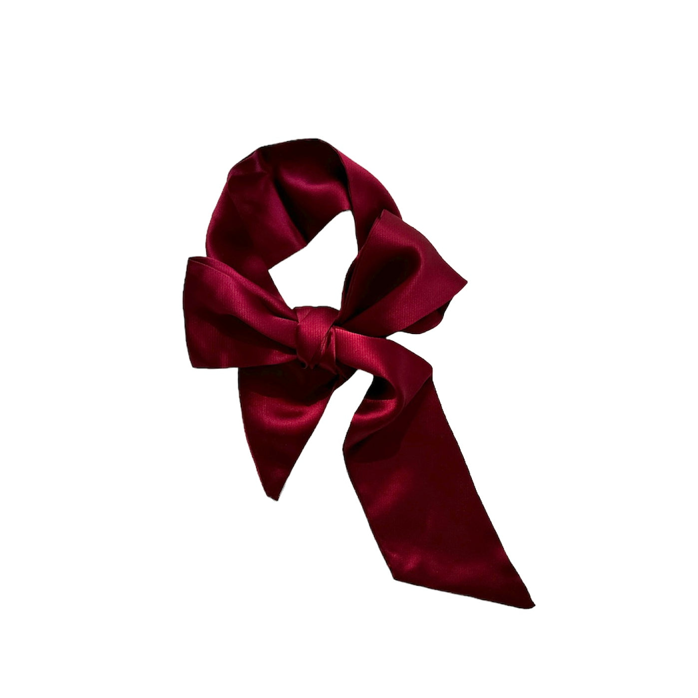 Ruby Wine Natural Silk Blindfold