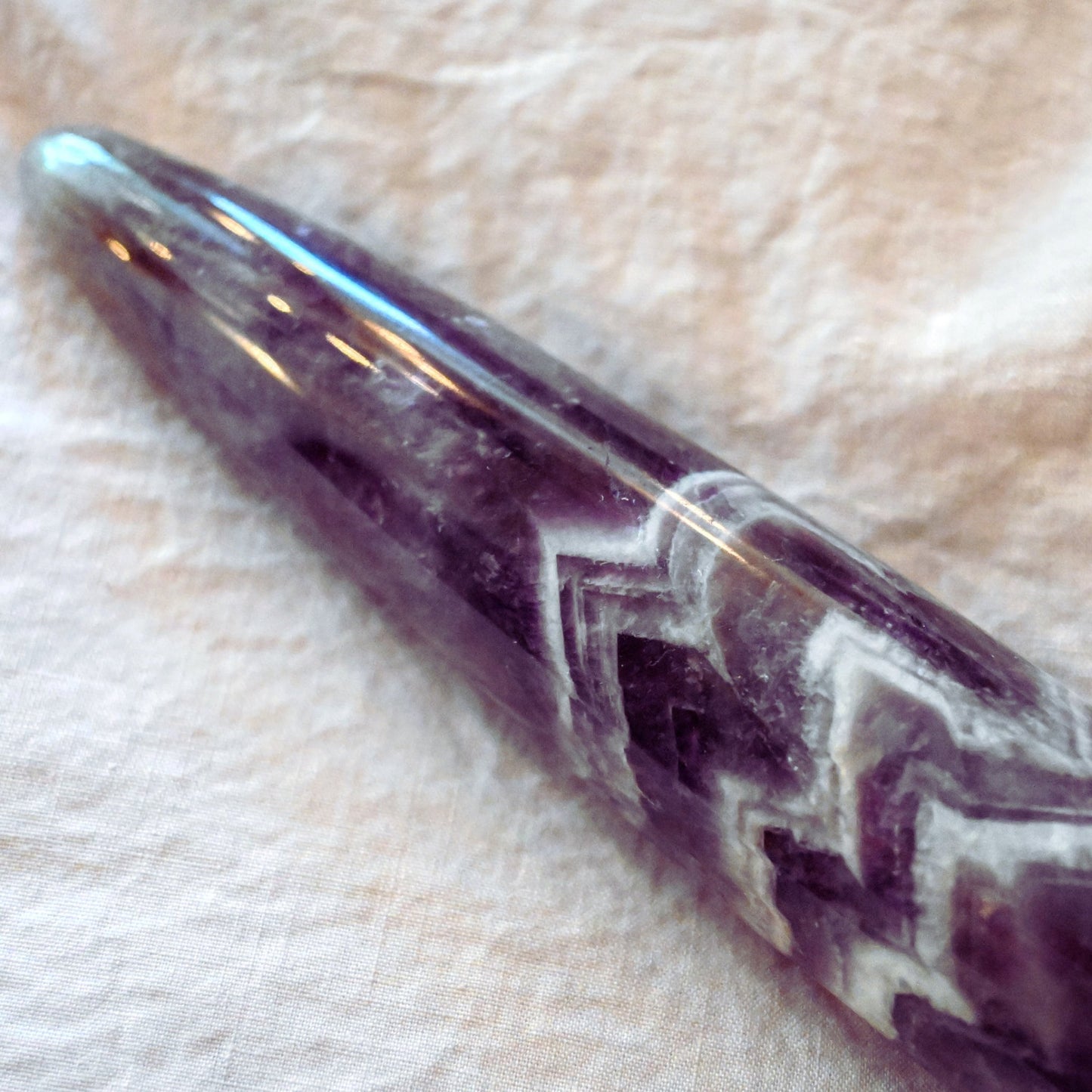 Natural Amethyst Dildo Pleasure Wand