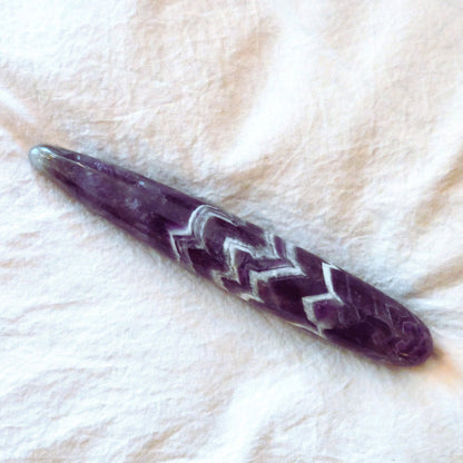 Natural Amethyst Dildo Pleasure Wand