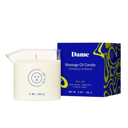 Wild Lust Massage Oil Candle Dame Products