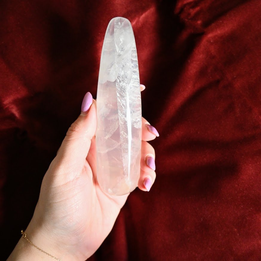 Natural Moonstone Pleasure Wand - OH WHAT BEAUTY